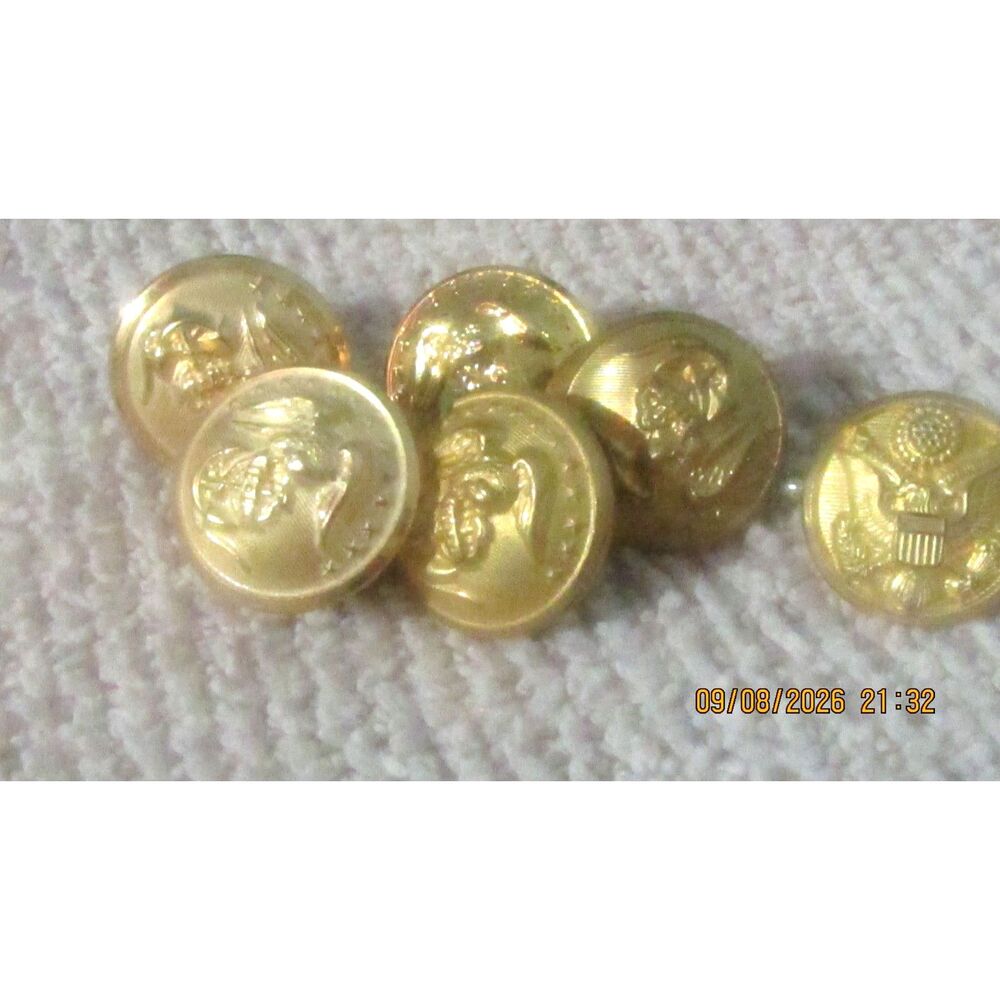 Naval uniform buttons